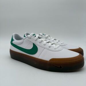 Nike Court Shot White Malachite Green Gum Mens Size 9.5 FQ8146 109 New